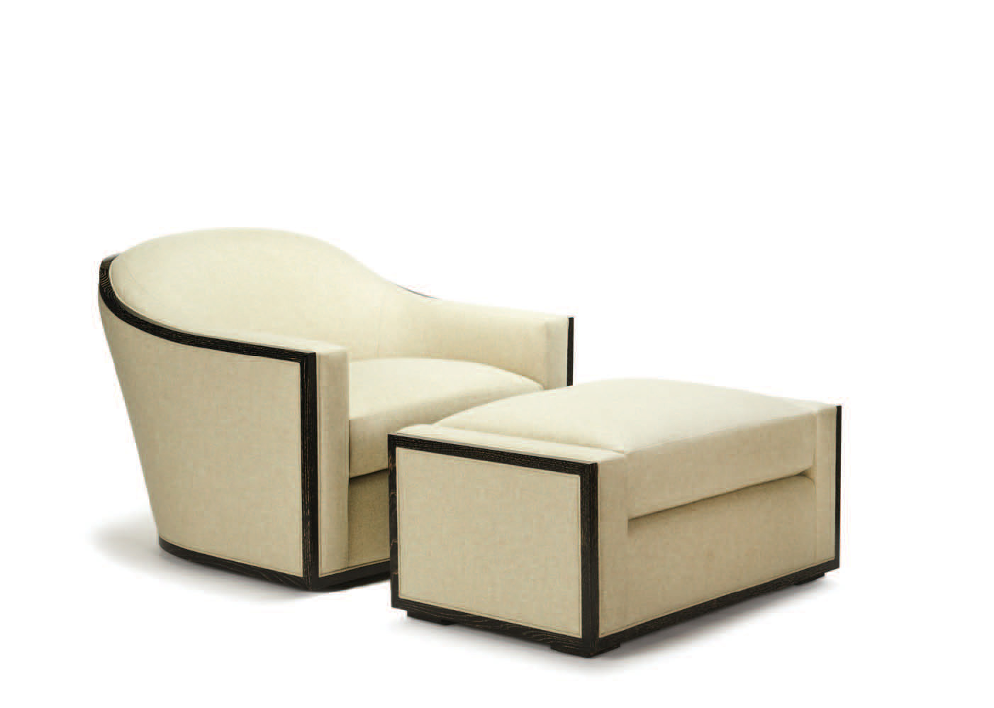 PIEDMONT SWIVEL CHAIR & OTTOMAN