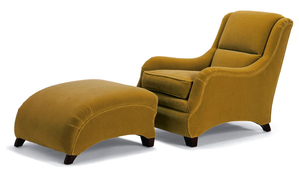 SWOOP CHAIR & OTTOMAN